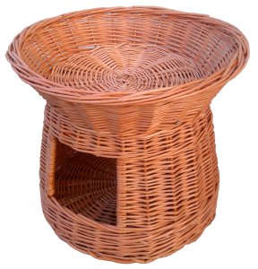 DOMEK, BUDA, BUDKA, LEGOWISKO DLA PSA LUB KOTA  (okrągła, naturalna) 