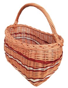 KOSZ wiklinowy NA ZAKUPY, GRZYBY , "kopecki kolorowy" 