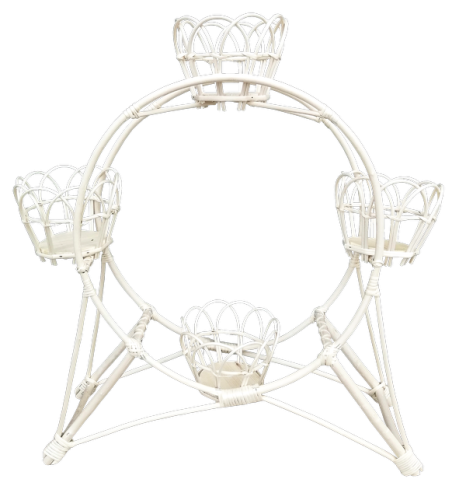 kwietnik wiklinowy na kwiaty okrąg 4 doniczki ecru.png