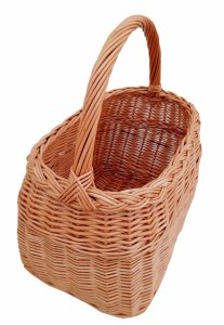 KOSZ wiklinowy NA ZAKUPY, GRZYBY , "kopecki"
