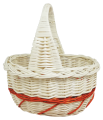 mały koszyczek wiklinowy z wikliny wielkanocny ecru z kolorem  Iwarpol Wiklinowy Market .png