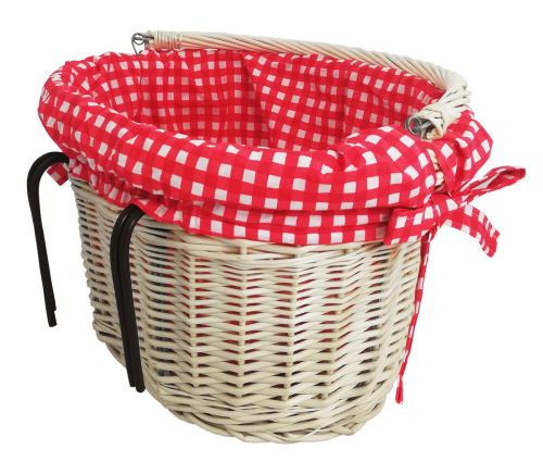 kosz rowerowy z wikliny wiklinowy ecru obszycie czerwone w kratkę.png
