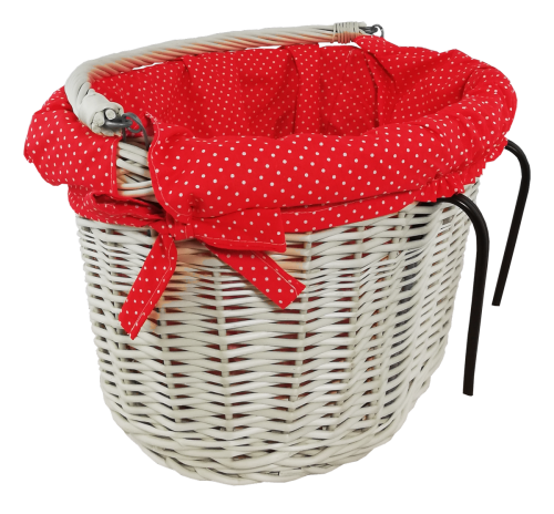 kosz wiklinowy rowerowy na rower z wikliny ecru z obszyciem czerwonym.png