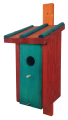 budka lęgowa dla ptaków drewniana zielono-ruda 2.png