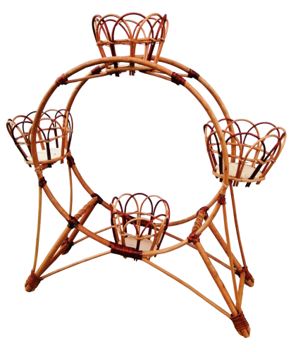 kwietnik wiklinowy okrąg okrągły 4 doniczki z kolorem.png