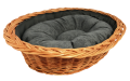 legowisko wiklinowe dla psa kota z obszyciem i poduszką wejście łagodne.png