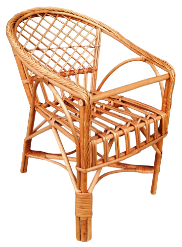 krzesełko wiklinowe z wikliny fotelik z poręczą naturalny.png