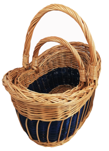 koszyk niebieski przeplot, wiklinowy market.png