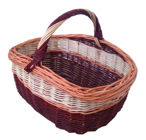 Kosz na zakupy, grzyby  43 cm  