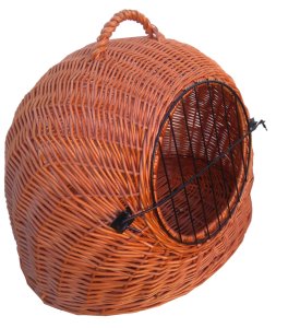 TRANSPORTER Z WIKLINY, BUDA, KLATKA DLA PSA/KOTA ("4" - 61 cm)