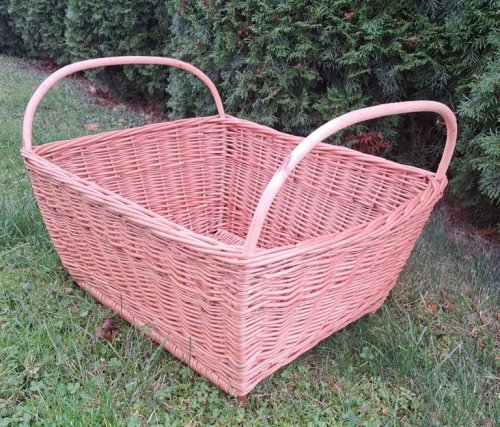 Kosz gospodarczy,wiklinowy na drewno, skrzynka wiklina korowana iwarpol Wiklinowy market.jpg