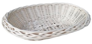  TACKA Z WIKLINY NA SZTUĆCE, PIECZYWO "ecru"