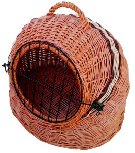 TRANSPORTER Z WIKLINY, BUDA, KLATKA DLA PSA/KOTA ("2" - 51 cm) kolor