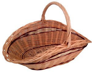 Kosz na drewno, kosz kominkowy (duży) 72 cm 