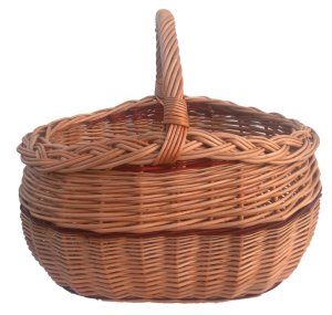 Kosz na zakupy, grzyby  (bardzo duży) 46 cm 