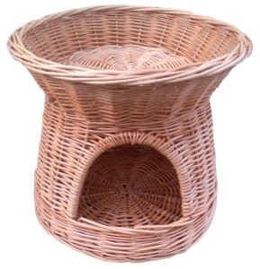 BUDA, DOMEK, BUDKA WIKLINOWA, LEGOWISKO DLA PSA LUB KOTA  (okrągła naturalna, wejście łuk) 