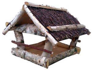 KARMNIK dla ptaków, brzozowy, bardzo duży