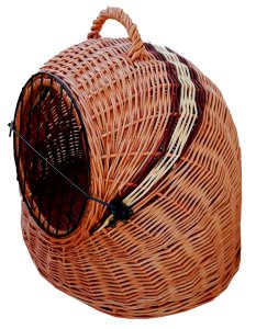 TRANSPORTER Z WIKLINY, BUDA, KLATKA DLA PSA/KOTA ("3" - 57 cm) kolor